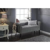 Handmade Exclusive Modern Design Wooden Bench with Storage (Walnut Legs) - WoodenTwist
